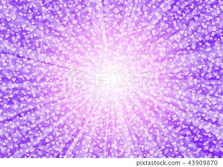 Heart and radial lines purple Heart and radial lines purple 43909870