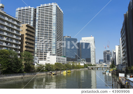 沿著東京芝浦運河的風景 沿著東京芝浦運河的風景 43909906