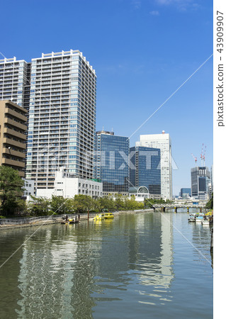 沿著東京芝浦運河的風景 43909907