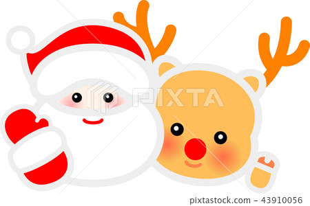 Santa Claus and Reindeer Christmas 43910056