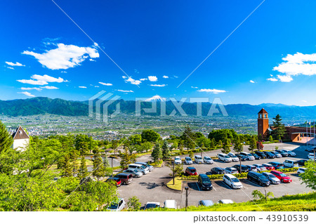 <山梨>從笛吹河水果公園看富士山 <山梨>從笛吹河水果公園看富士山 43910539