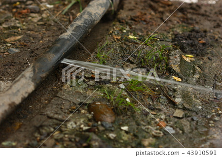 water leak on the floor water leak on the floor 43910591