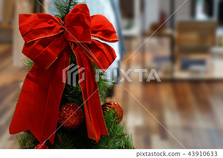 Christmas background, tree ornament 43910633