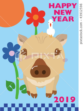 新年賀卡2019_022b 新年賀卡2019_022b 43912598