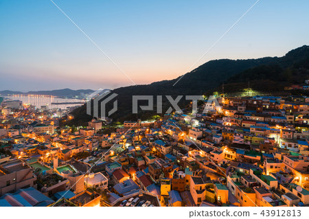 Gamcheon Culture Village in Busan, South Korea. 43912813