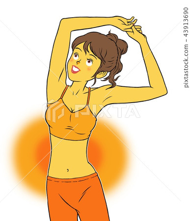 熱瑜伽教練的女人 43913690