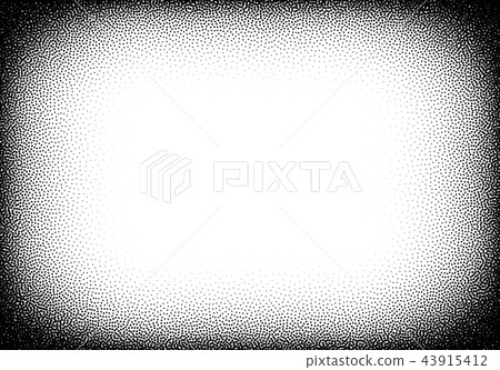 Dotwork Gradient Background Black And White Stock