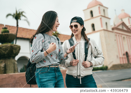 friends laughing and having a lot of fun 43916479