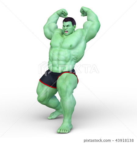 Superman Green Man Superman Green Man 43918138