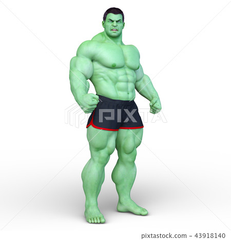 Superman Green Man Superman Green Man 43918140