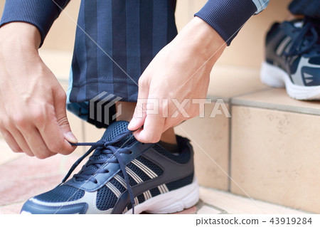 Athletic Shoes (Jersey Sport Shoes Sneakers Training Running Male Faceless People) 43919284