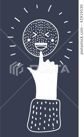 finger icon. sign design finger icon. sign design 43919330