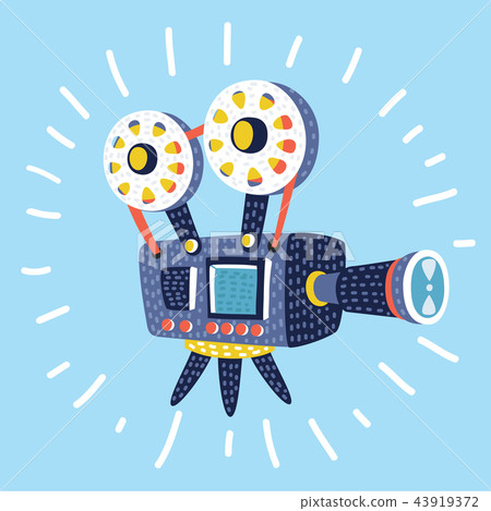 Retro cinema icon 43919372