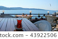 Turkish tea (chai) in the cafe along the Bosphorus Strait 43922506