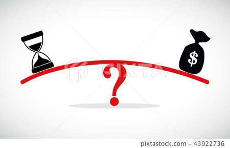 money and time balance business concept money and time balance business concept 43922736