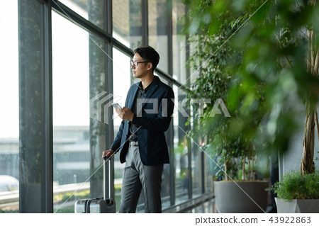 Businessman business trip business image Businessman business trip business image 43922863