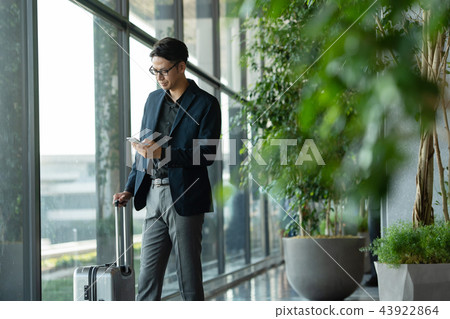 Businessman business trip business image 43922864
