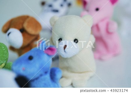 手指木偶動物木偶長毛絨玩具 手指木偶動物木偶長毛絨玩具 43923174