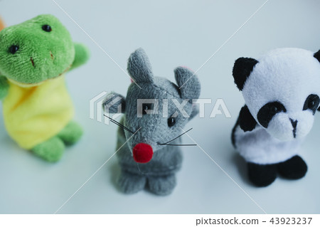 手指木偶動物木偶長毛絨玩具 手指木偶動物木偶長毛絨玩具 43923237
