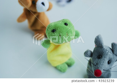 手指木偶動物木偶長毛絨玩具 手指木偶動物木偶長毛絨玩具 43923239