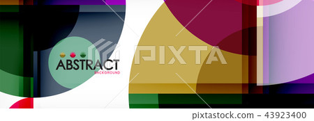 Circle abstract background 43923400