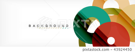 Geomtric modern backgrounds, rings abstract template Geomtric modern backgrounds, rings abstract template 43924450