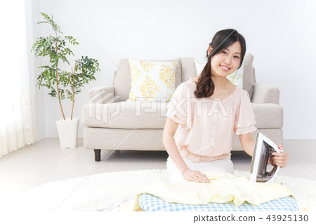 Woman doing housework 43925130