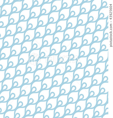 The geometric pattern with wavy lines. Seamless The geometric pattern with wavy lines. Seamless 43925604