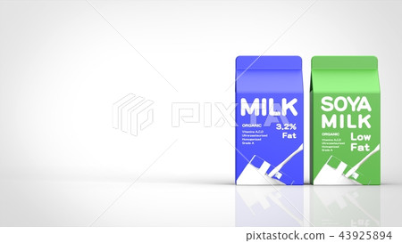 牛奶和豆奶500毫升右 43925894