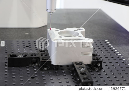 machined parts inspected dimension by CMM 43926771