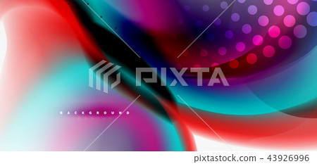 Fluid flowing wave abstract background Fluid flowing wave abstract background 43926996