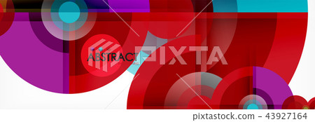 Vector fantastic circle modern geometric background template Vector fantastic circle modern geometric background template 43927164
