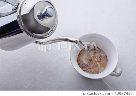 咖啡，水壺，即時，混合 43927433