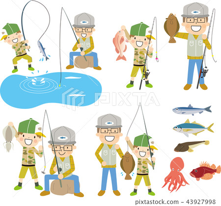 父母和兒童釣魚設置03 父母和兒童釣魚設置03 43927998
