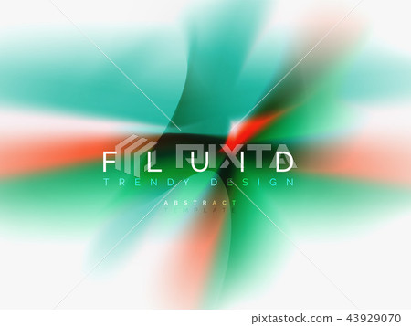 Background abstract color flow, liquid design 43929070