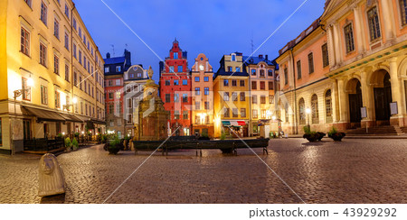 Stortorget square in Stockholm, Sweden 43929292