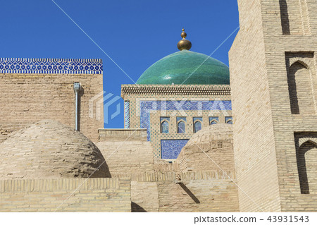 Historic buildings at Itchan Kala fortress Historic buildings at Itchan Kala fortress 43931543