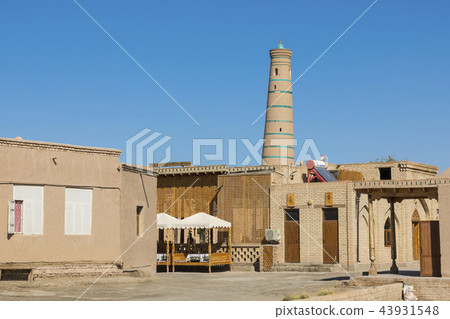 Historic buildings at Itchan Kala fortress 43931548