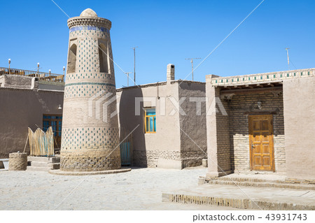 Historic buildings at Itchan Kala fortress   43931743