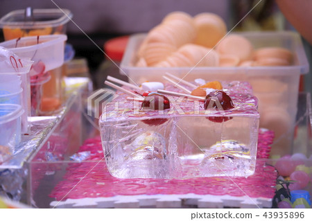 Arround candy stalls Arround candy stalls 43935896