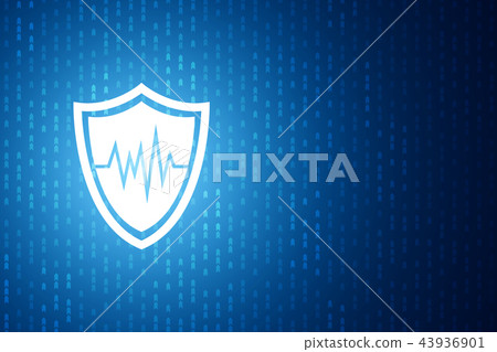 Technology shield icon , protection concept Technology shield icon , protection concept 43936901