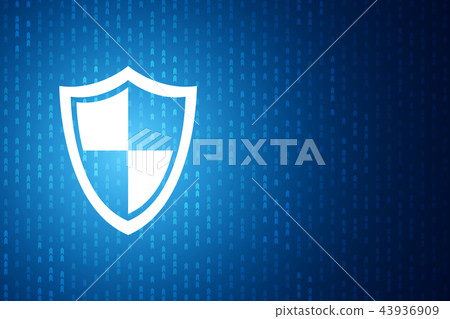 Technology shield icon , protection concept Technology shield icon , protection concept 43936909