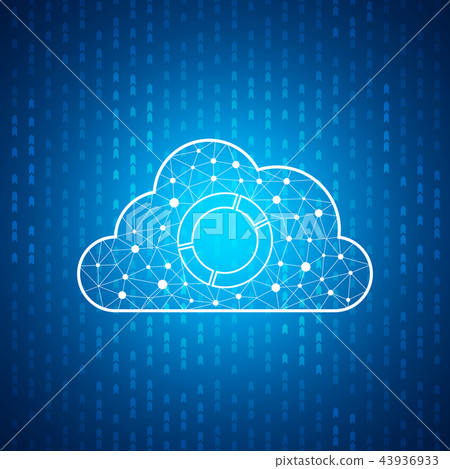 Technology cloud icon Technology cloud icon 43936933
