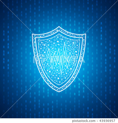 Technology shield icon , protection concept Technology shield icon , protection concept 43936957