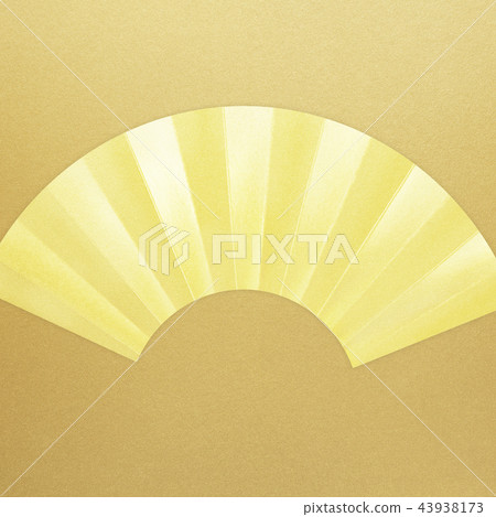 Sum-Background-Gold-Foil-Fan 43938173