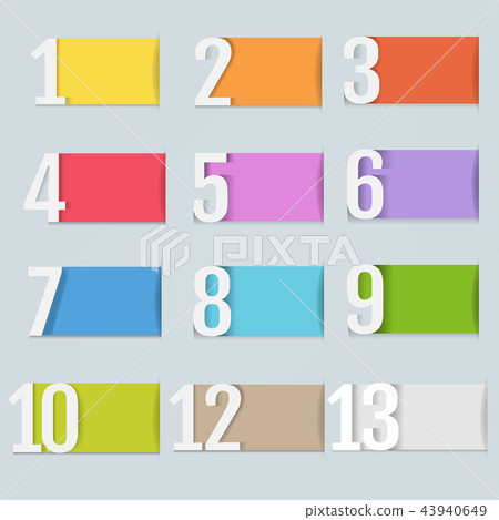 Infographic Design Template With Numbers Infographic Design Template With Numbers 43940649