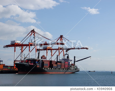 Import and export large container carrier Import and export large container carrier 43940908