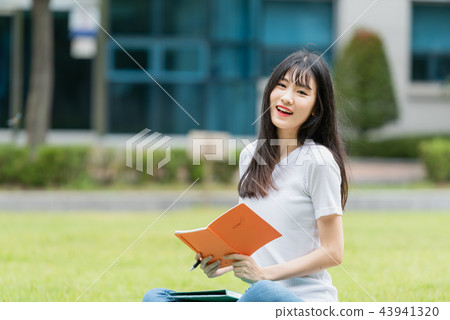 College student campus young woman female 43941320