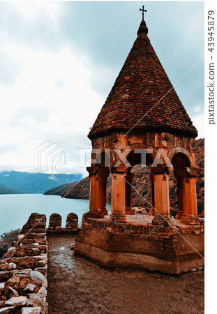 Ananuri fortress view. Georgia. Caucasus Ananuri fortress view. Georgia. Caucasus 43945879