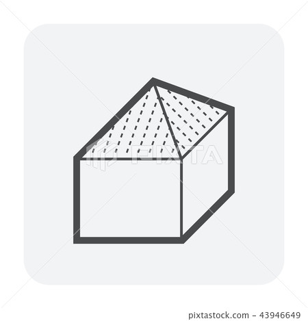 roof shape icon 43946649
